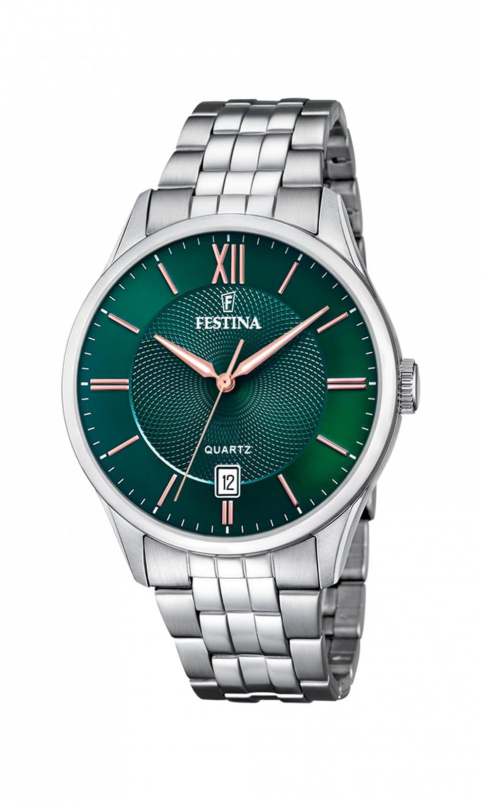 Годинник Festina Casual F20425/7 Зелений Класичний, фото №1