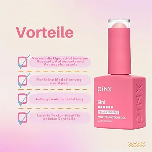 Многофункциональный гель Pinx 6-в-1 - Statement Pink 15 мл synthetic.ua - Фото 1