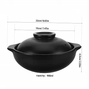 Кастрюля термостойкая с крышкой для открытого огня и газовых плит synthetic.ua - Фото 1