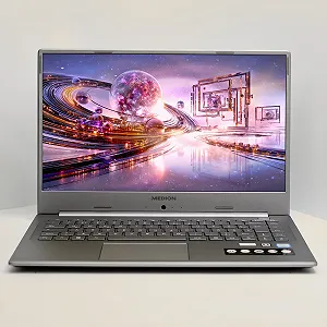 Ноутбук 15.6'' Medion (Lenovo Group) Akoya S6445 | Intel Core i7-8565U | IPS (1920x1080) FullHD | RAM DDR4 16 ГБ | SSD 256 ГБ | Intel UHD Graphics 620 | Металевий корпус | Win11 (5093) - Фото 1