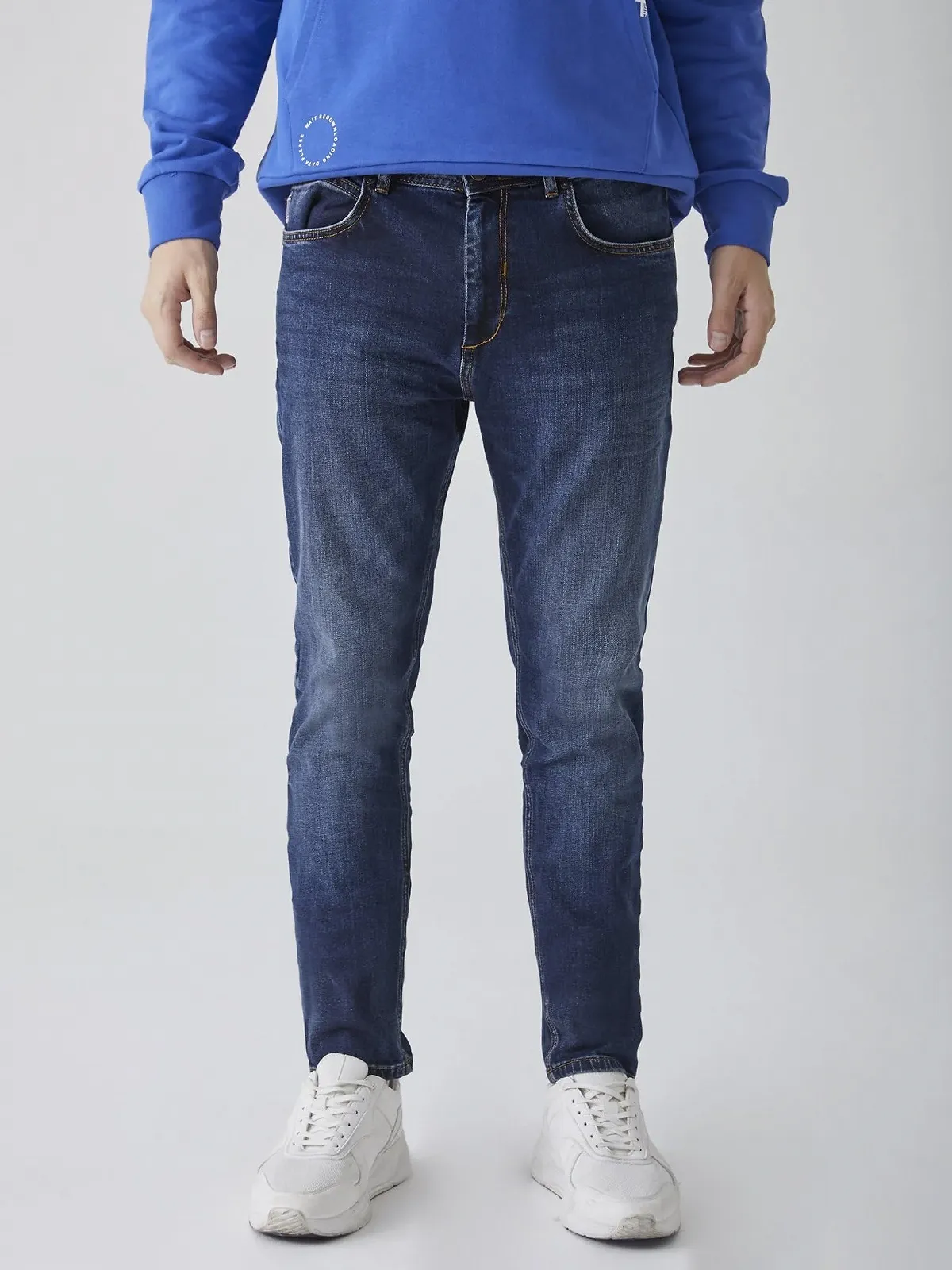 Джинси LTB Henry X Чоловічі, Slim, денім, бавовна, темно-синій, фото №3