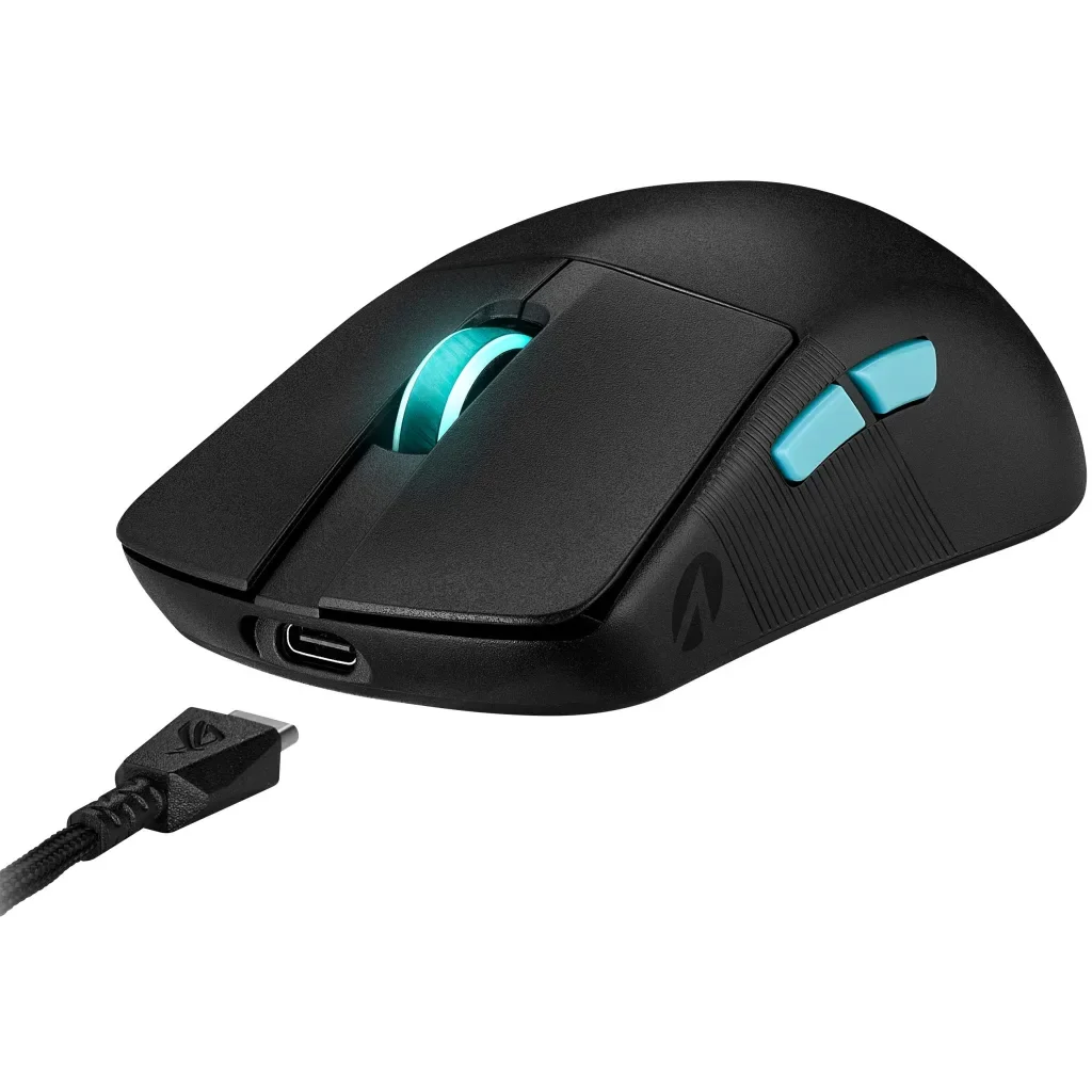 Мышка ASUS ROG Harpe Ace Aim Lab Edition Bluetooth/Wireless Black (90MP02W0-BMUA00), фото №7 Мышка ASUS ROG Harpe Ace Aim Lab Edition Bluetooth/Wireless Black (90MP02W0-BMUA00), фото №7
