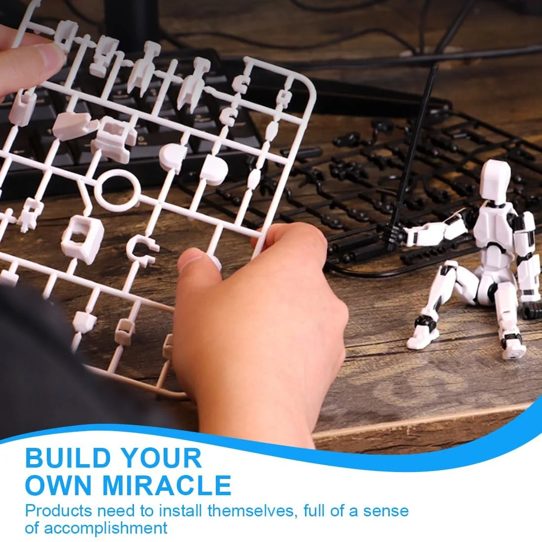 Екшн-фігурка JAWUZ Hiros 13 Titan 13 3D Printed Білий, фото №4