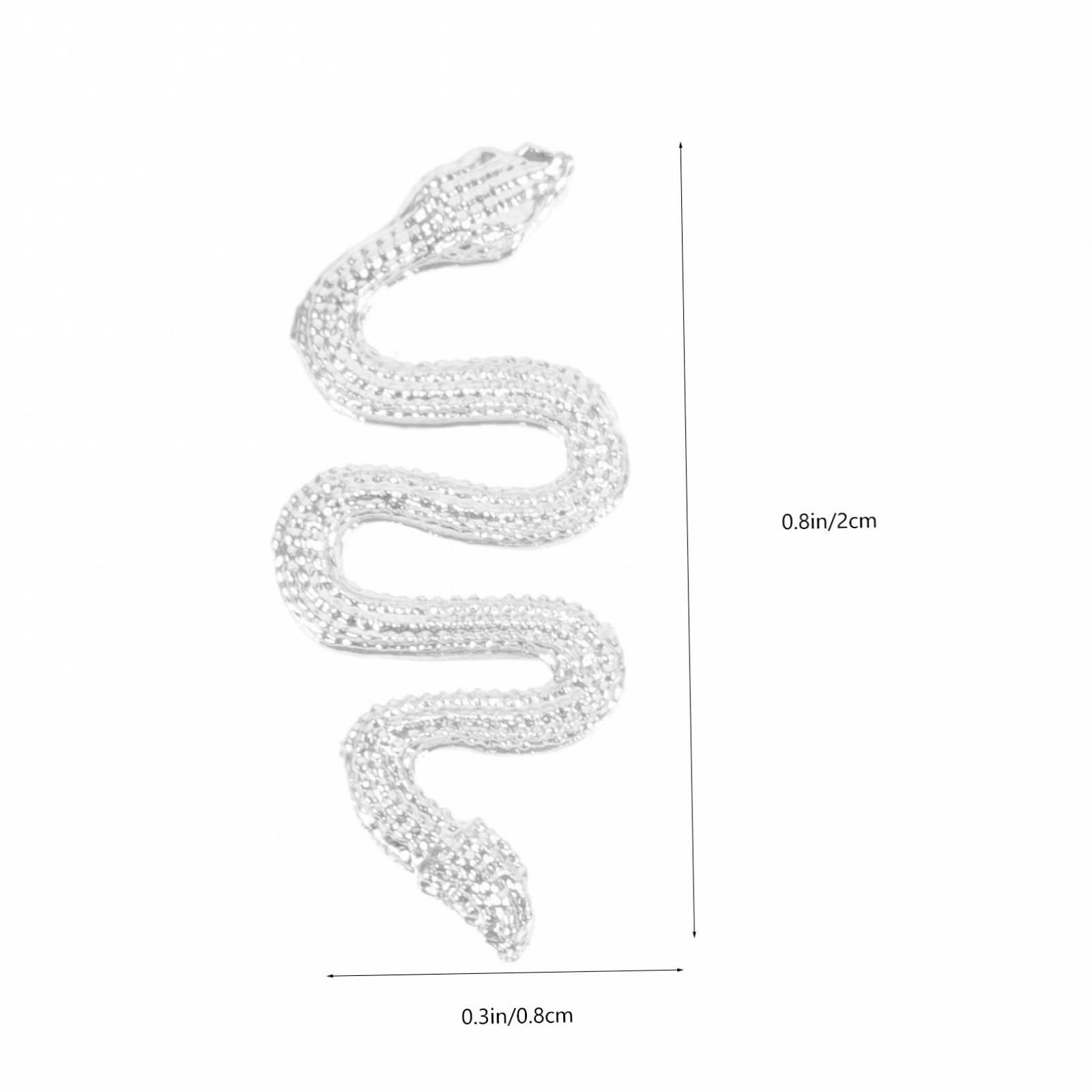 Прикраса для нігтів FRCOLOR Змія, 60 шт., фото №8 Прикраса для нігтів FRCOLOR Змія, 60 шт., фото №8