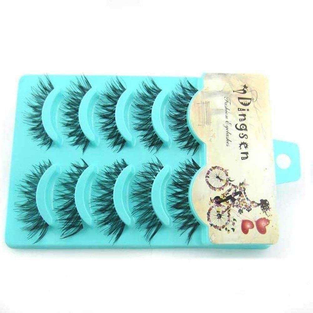 Накладные ресницы Manga Lashes M7S1, 5 пар, черные, фото №3
