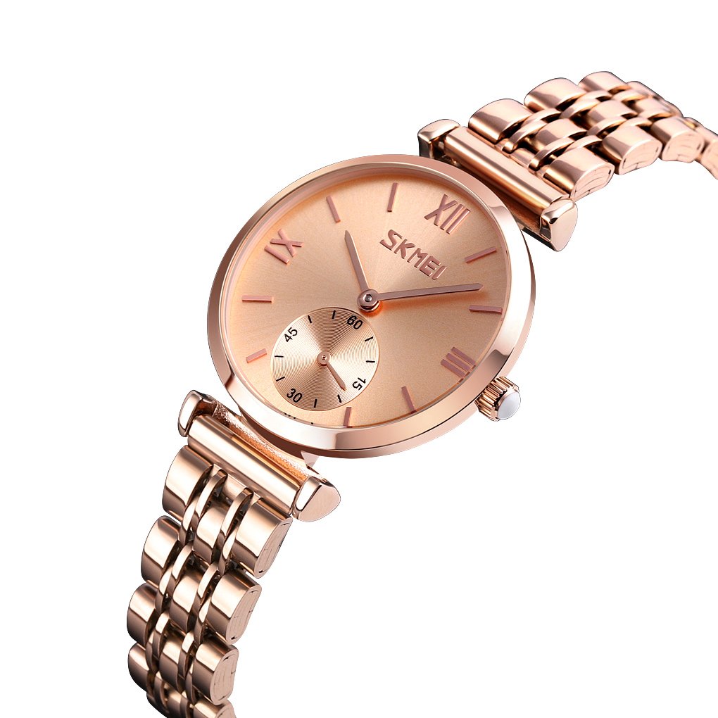 Годинник Skmei 9198RGRG-B Rose Gold-Rose Gold, фото №2