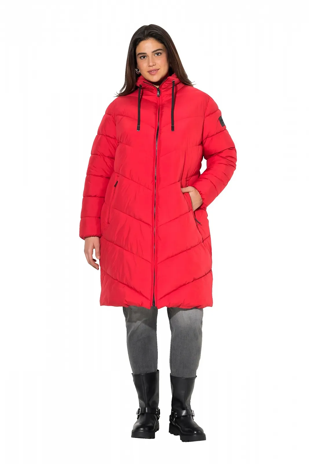 Куртка стьобана Ulla Popken HYPRAR 833724 Великі Розміри Водовідштовхувальна, фото №1
