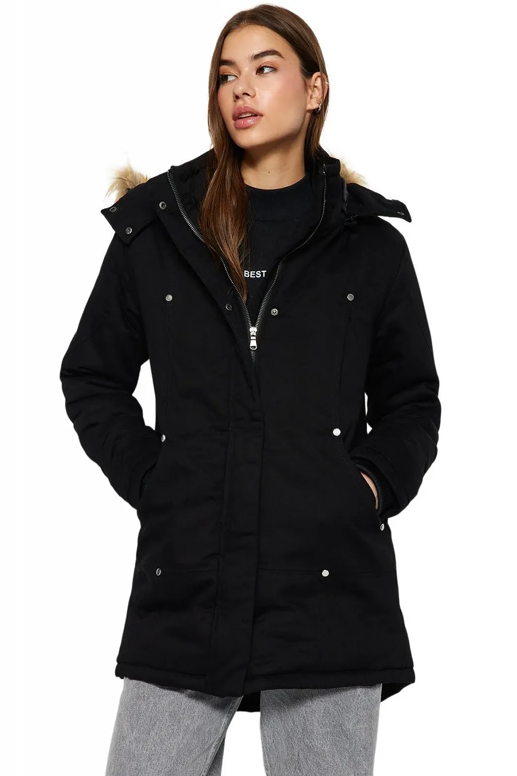 Пальто Прямое TRENDYOL Regular, фото №1