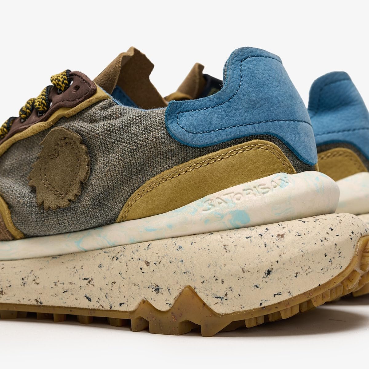 Кеды Satorisan Chacrona Metta Lino Whitewisp Кожа Лён Whitewisp, фото №7