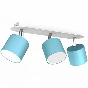 Світильник Milagro DIXIE 3xGX53 стельовий синій/білий synthetic.ua - Фото 1