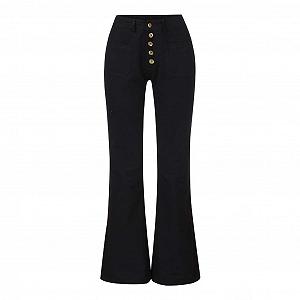 Джинси кльош вінтажні, з високою талією, класичні, еластичні ціна на synthetic.ua - Фото 1 Джинси кльош вінтажні, з високою талією, класичні, еластичні synthetic.ua - Фото 1