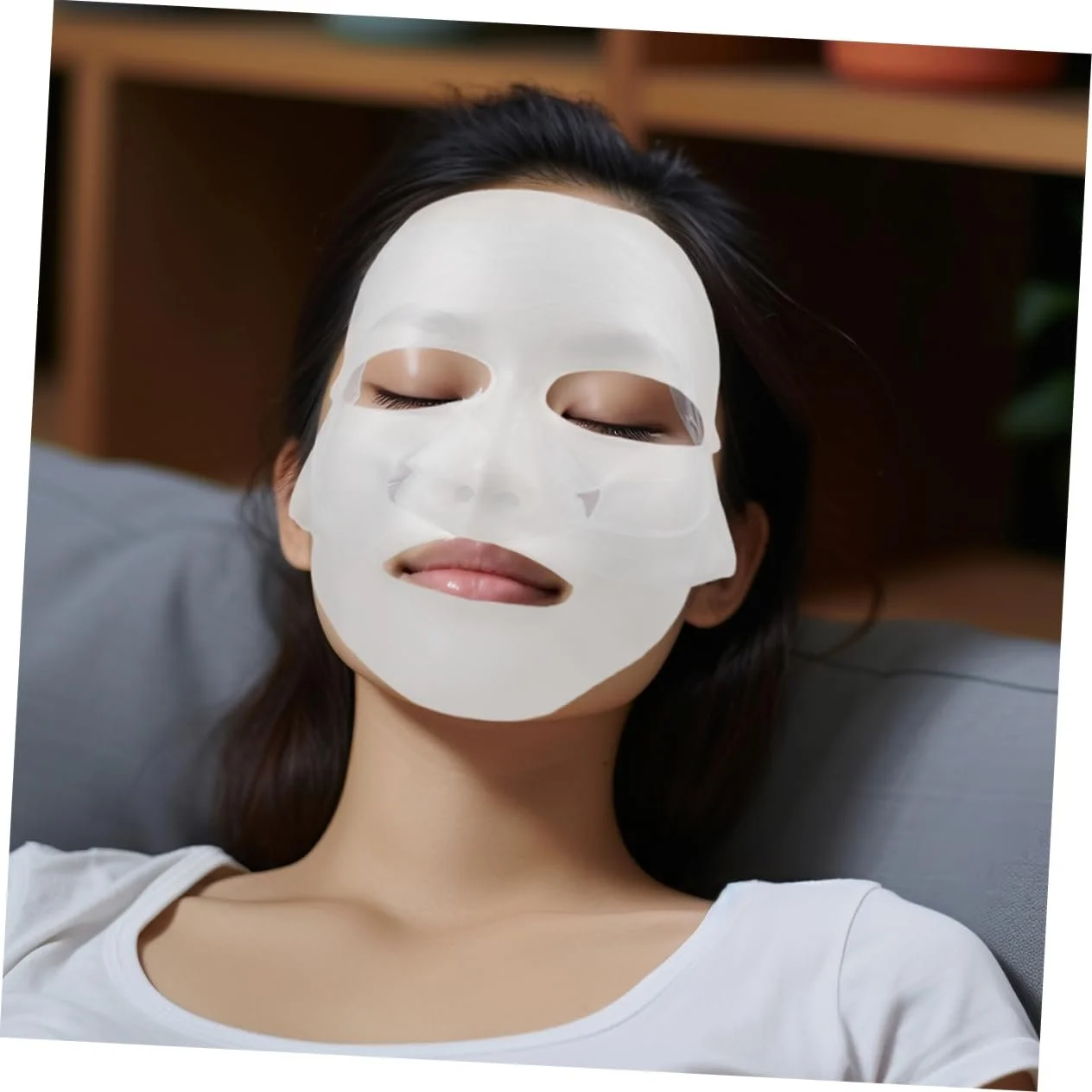 Маска для обличчя Beaupretty Силіконова багаторазова з вушними гачками Зволожуюча Захист від випаровування Біла, 2 шт, фото №4 Маска для обличчя Beaupretty Силіконова багаторазова з вушними гачками Зволожуюча Захист від випаровування Біла, 2 шт, фото №4