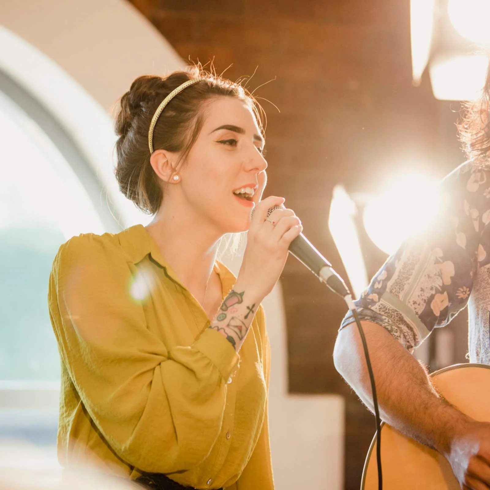 Набор металлических обручей для волос 6шт., фото №5