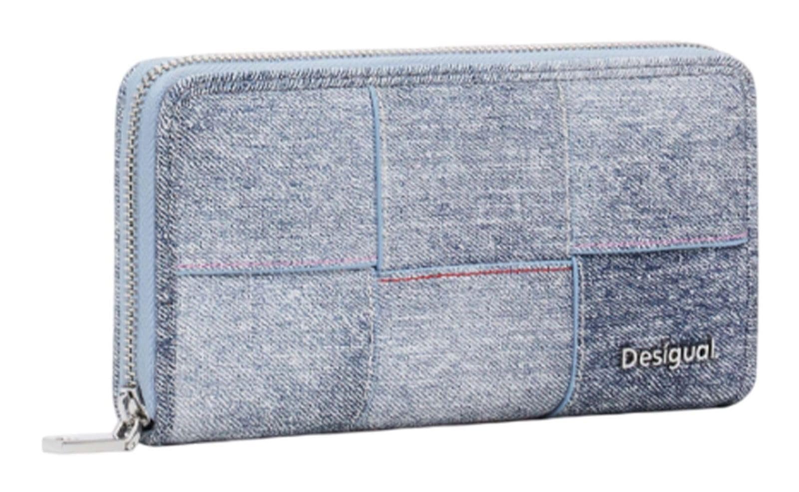 Кошелек Desigual Mone Denim Fiona Long Denim Raw, фото №3