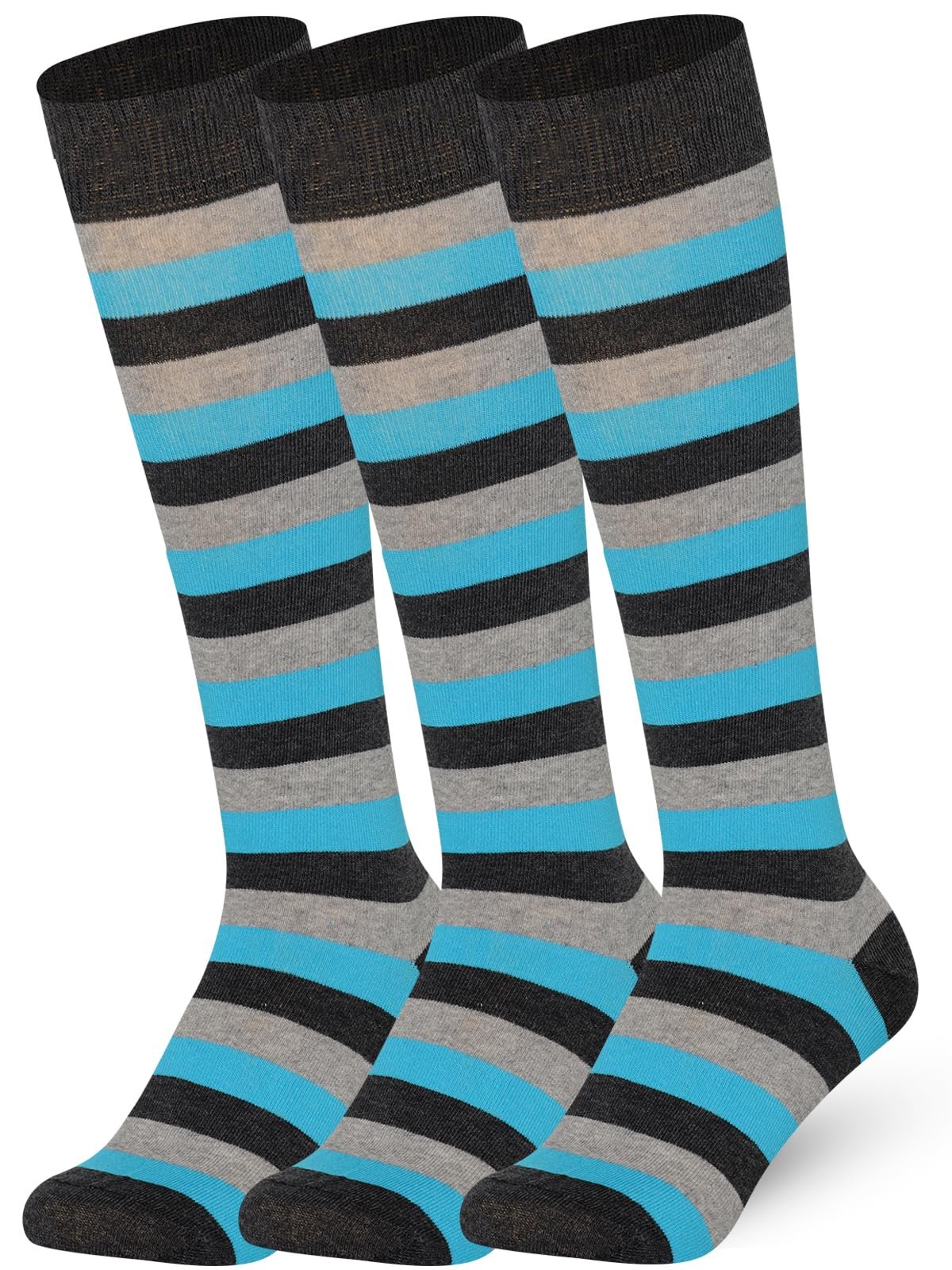 Шкарпетки до коліна в смужку Mysocks Unisex 3 пари, фото №1
