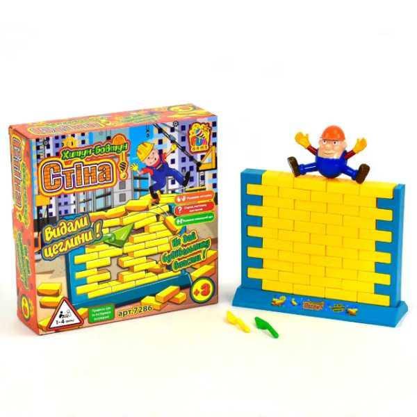 Игра настольная Стена со строителем 4Fun Game Club, фото №1