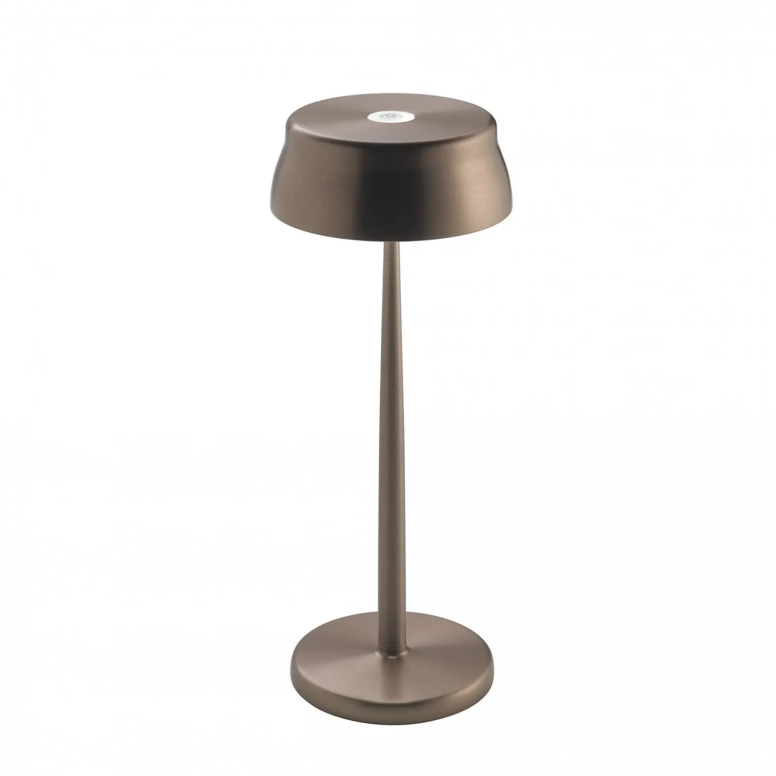 Настільна лампа Zafferano Sister Light акумуляторна бездротова сенсорна димер 2700-4000 K 32,8 см мідь анодована, фото №2