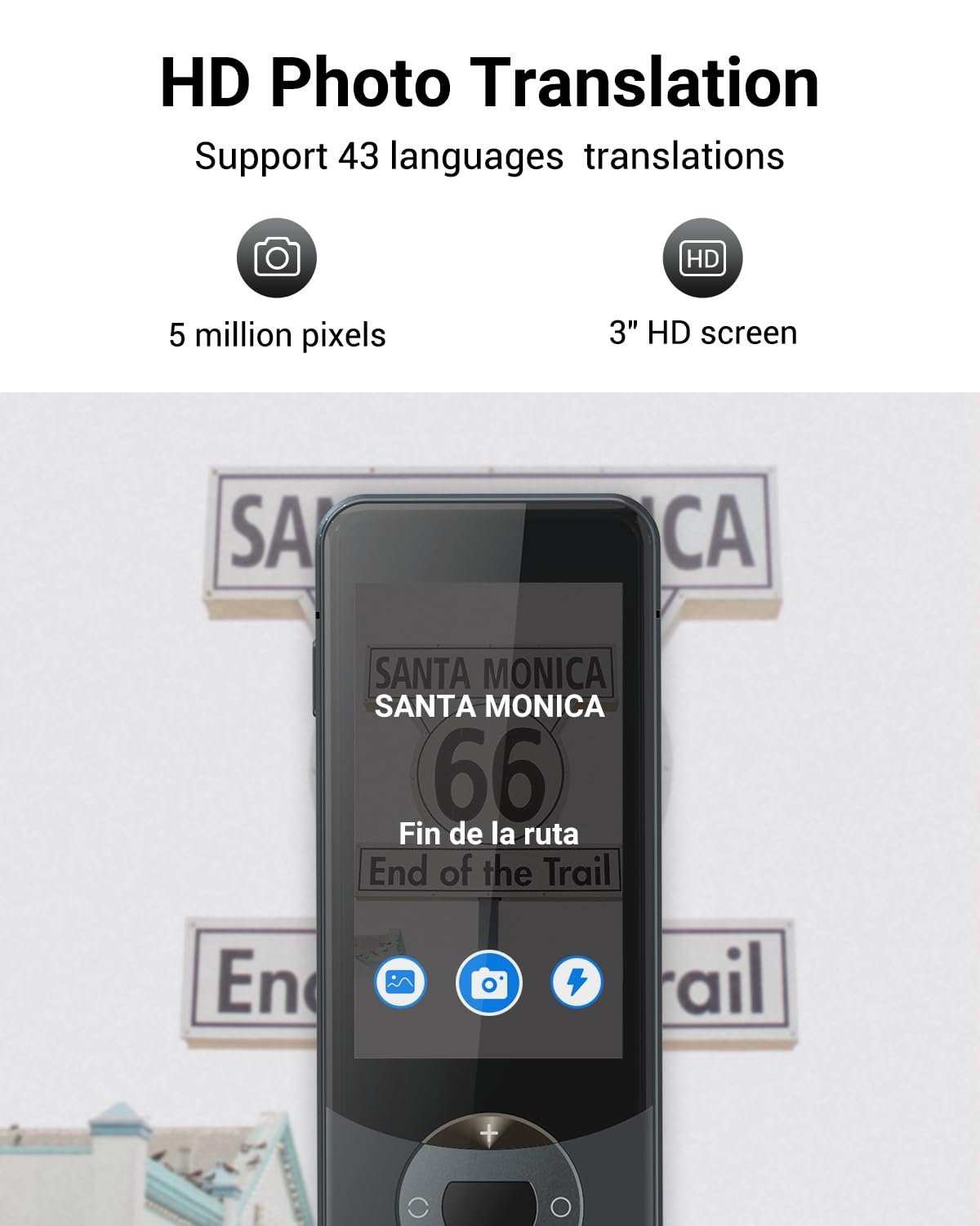 Пристрій для перекладу голосу Xupurtlk W10 144 мови, Білий, фото №4 Пристрій для перекладу голосу Xupurtlk W10 144 мови, Білий, фото №4