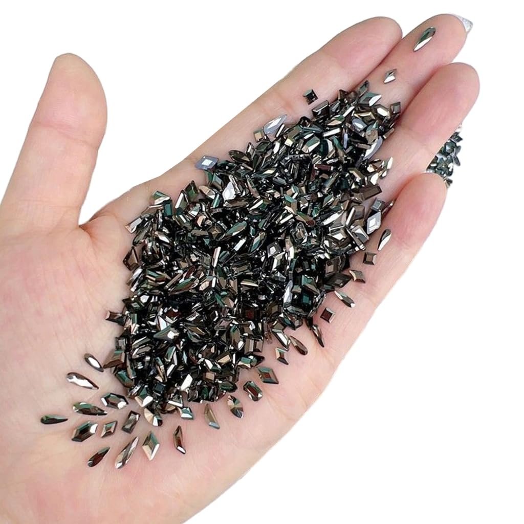 Стрази для нігтів Luxus-Nieten, 100 шт, кристали, каміння, фото №1