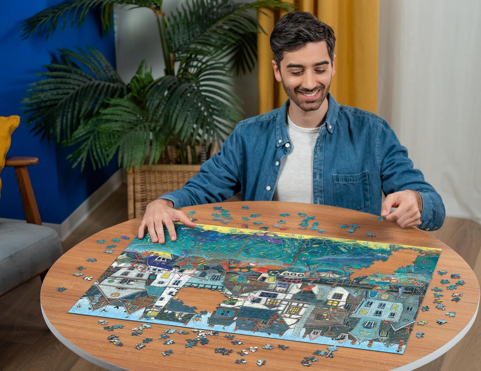 Пазл Ravensburger Habour of Wonders: a Bustling Fantasy Port 12001398 1500 элементов, фото №6