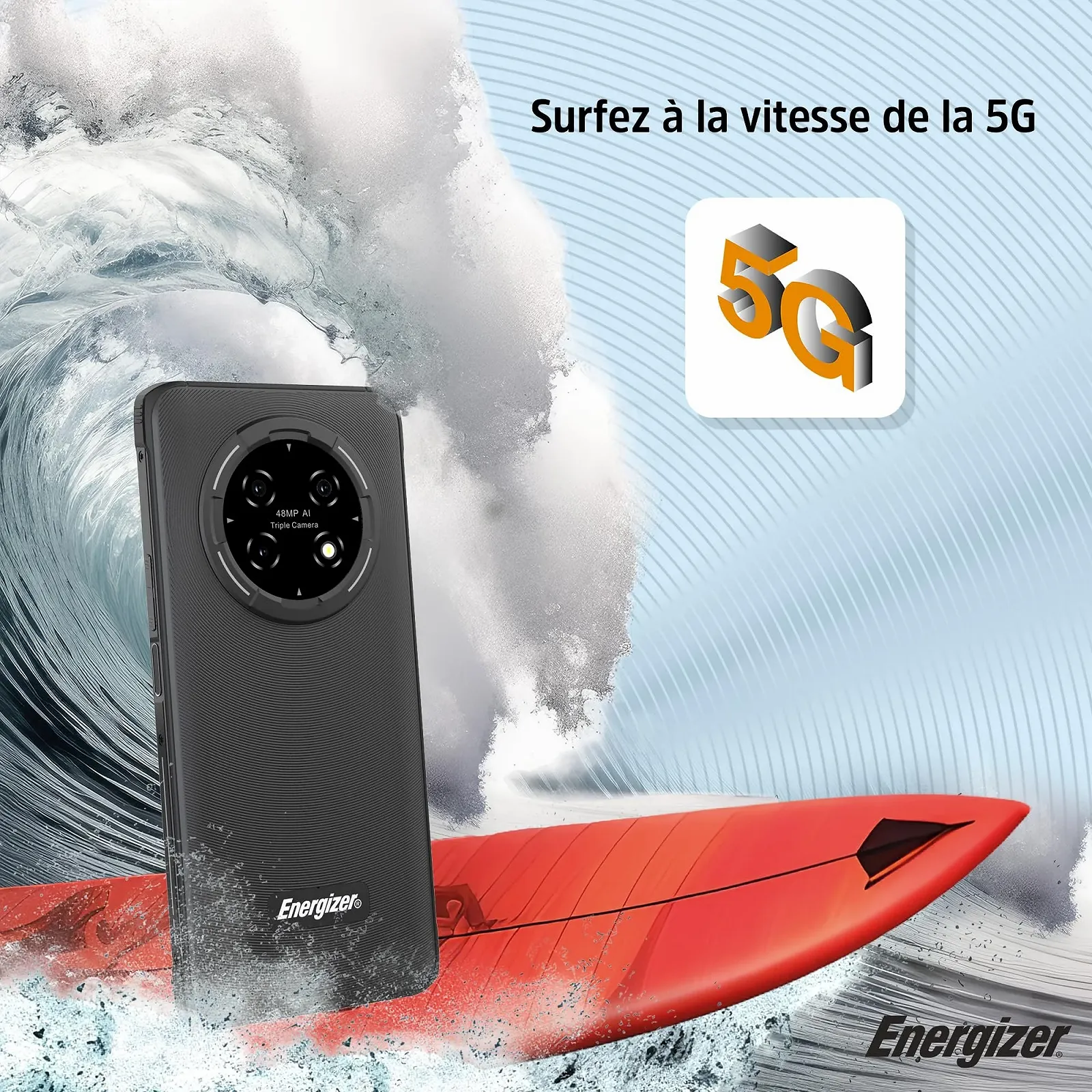 Смартфон Energizer H67G 5G 4/128 ГБ 4900 мАч 6.78" IP68, фото №3
