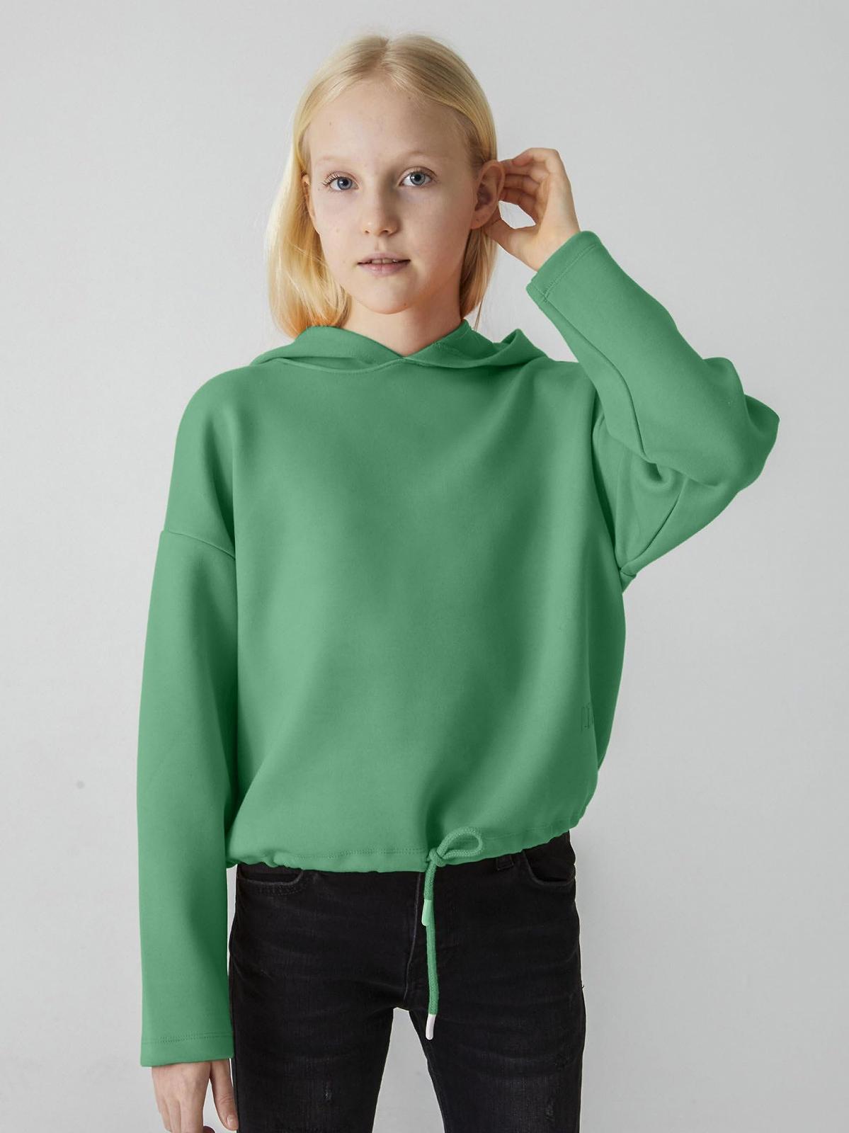 Толстовка LTB Jeans Henozo для девочек, размер 128 см, зеленая, фото №2