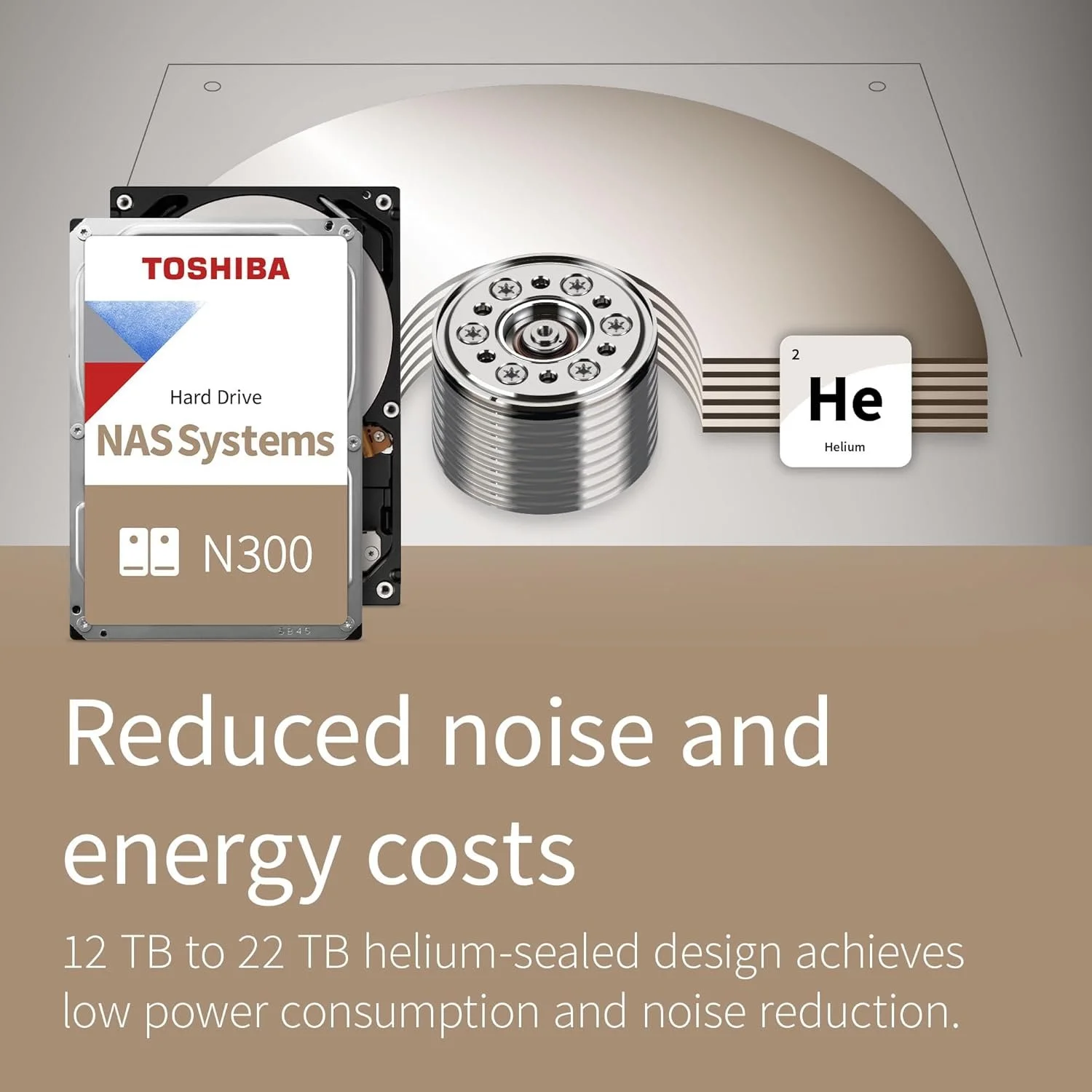 Внутренний жесткий диск 3.5" Toshiba Nas N300 SATA III (HDEMX14ZNA51), фото №5 Внутренний жесткий диск 3.5" Toshiba Nas N300 SATA III (HDEMX14ZNA51), фото №5