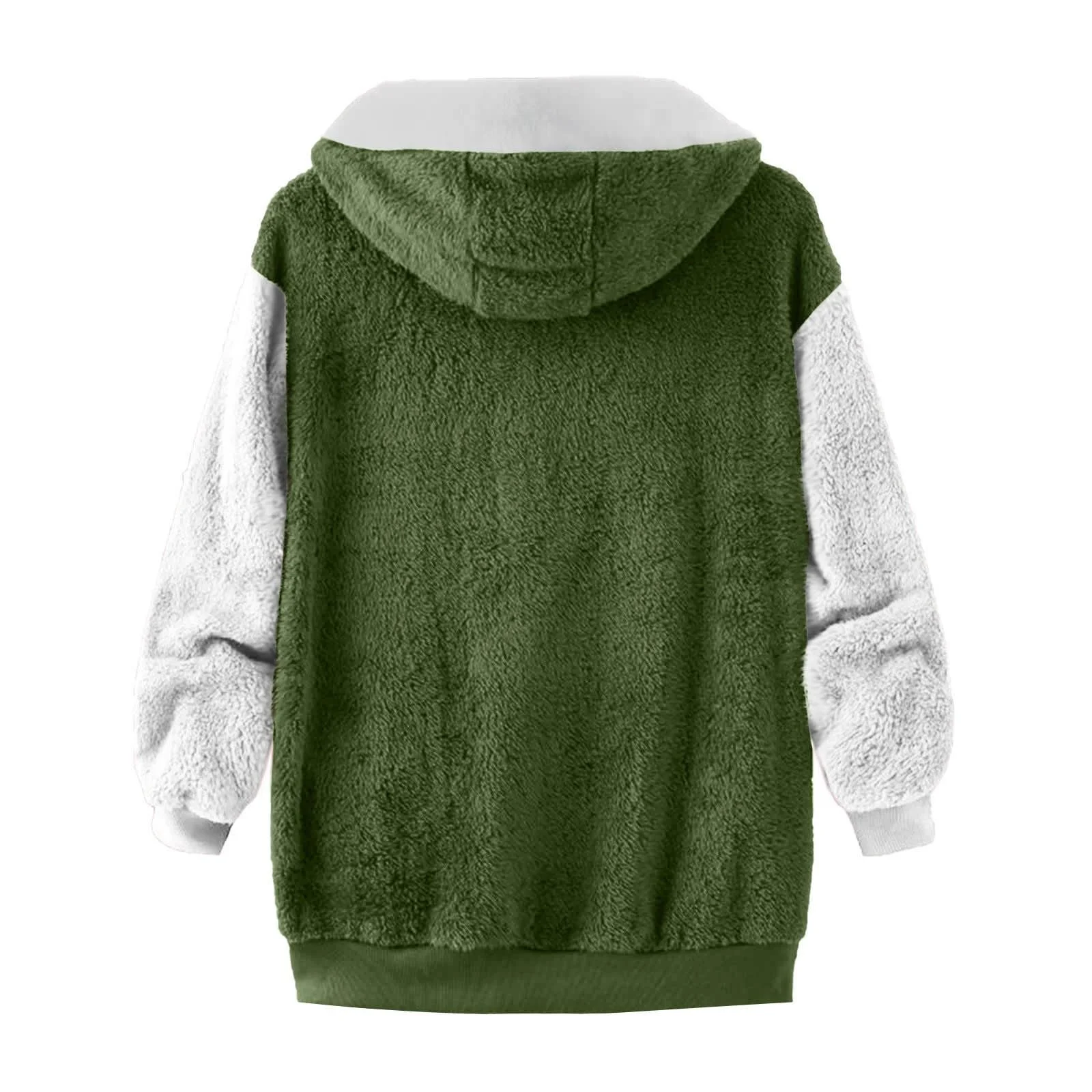 Куртка Teddy RuFengz для девочек, теплая меховая куртка с капюшоном, зимняя куртка на молнии, повседневная флисовая куртка, детские куртки, плюшевая зимняя куртка Softshell, уютная куртка, удобная куртка-толстовка, фото №4