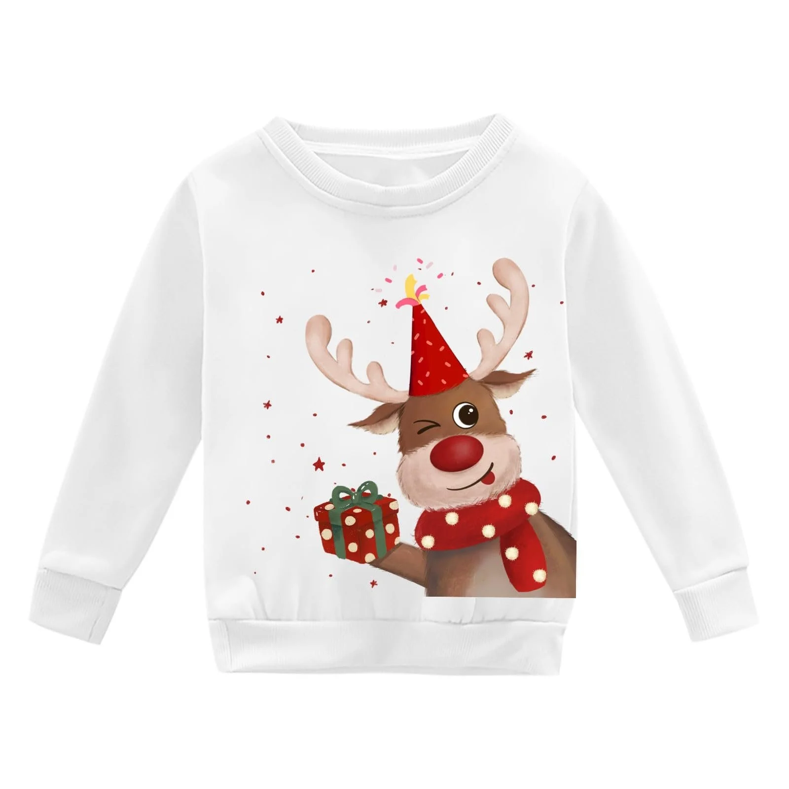 Рождественский джемпер для девочек Рождественская кофта, 134 4-14 лет Рождественский джемпер, 122 158 Джемпер, Подростковый 128 Свитер, 140 164 Рубашка с длинными рукавами 104 Детская одежда Уродливый джемпер, фото №2