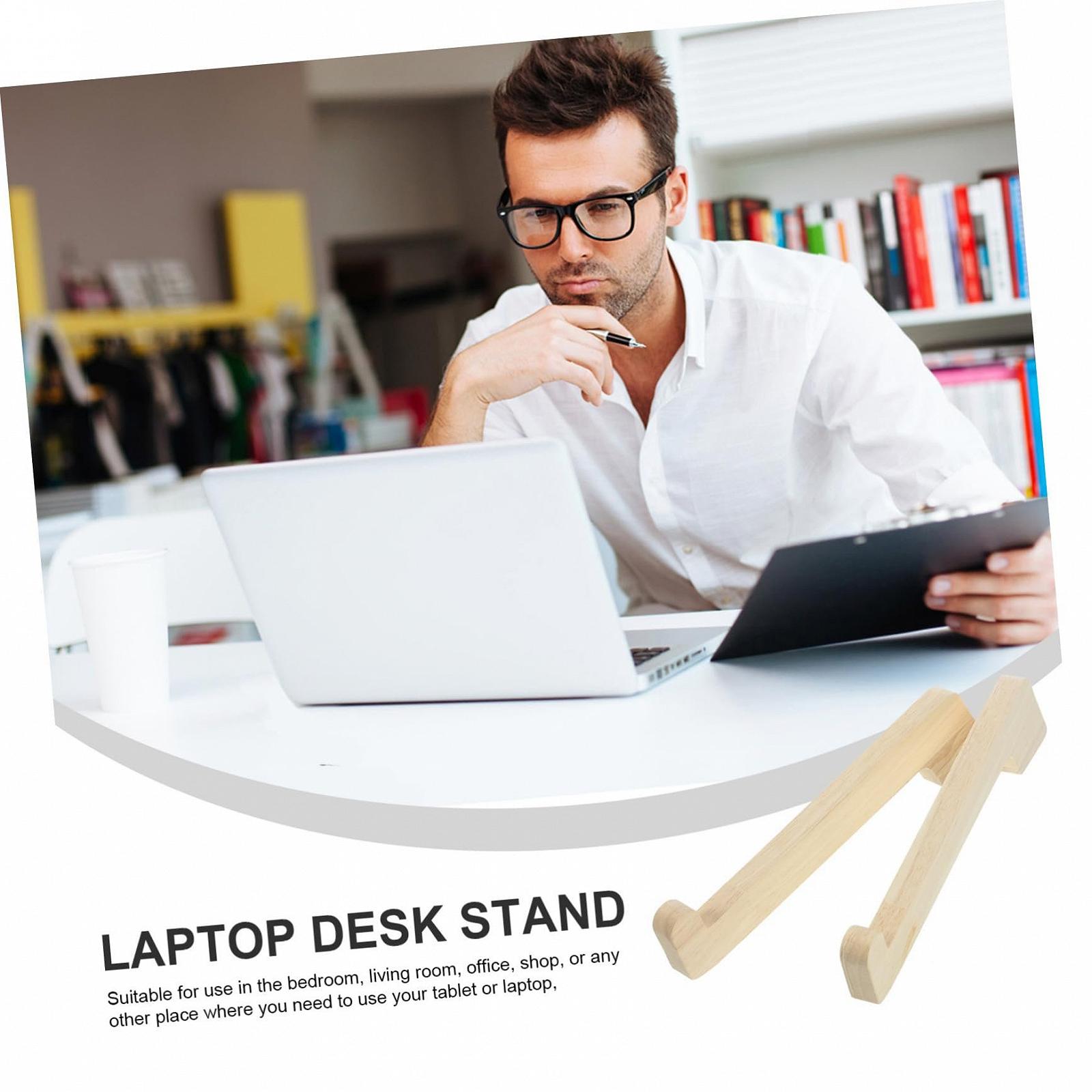 Підставка для ноутбука Деревʼяна Настільна модель 2 шт, фото №9 Підставка для ноутбука Деревʼяна Настільна модель 2 шт, фото №9