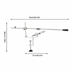 Професійна система заточування ножів з нержавіючої сталі з 6 точильними каменями 360° поворотна G-затискач synthetic.ua - Фото 1