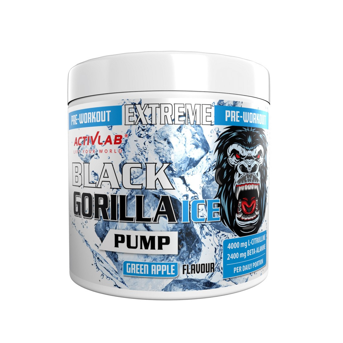 Black Gorilla Ice 300 g Green Apple, фото №1