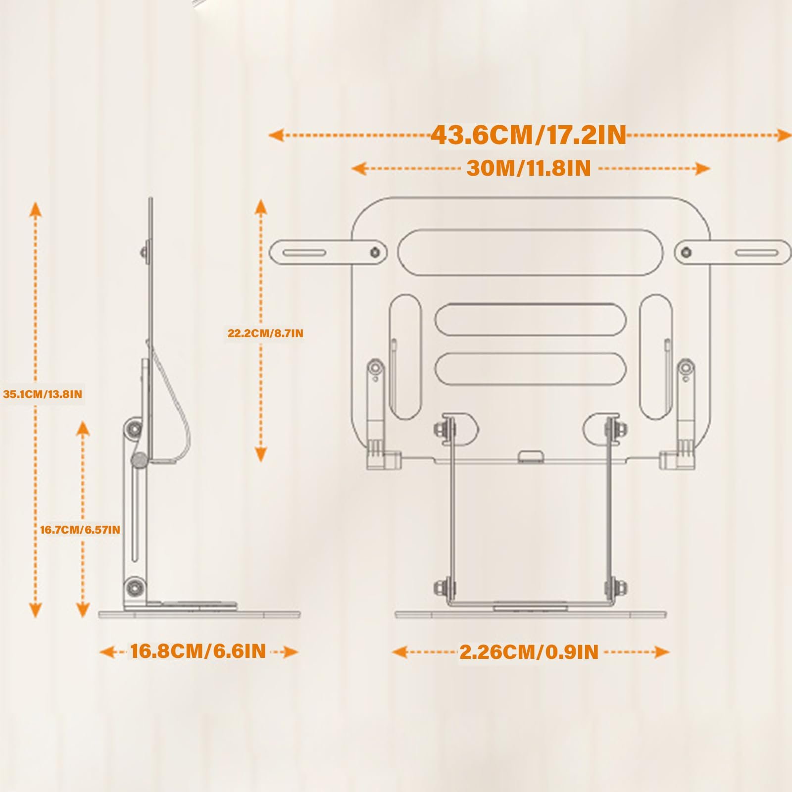 Подставка для ноутбука Эргономичная Регулируемая Вращение на 360 градусов Зажим для ноутбука для ноутбуков Планшет Складная подставка для планшета, фото №4 Подставка для ноутбука Эргономичная Регулируемая Вращение на 360 градусов Зажим для ноутбука для ноутбуков Планшет Складная подставка для планшета, фото №4