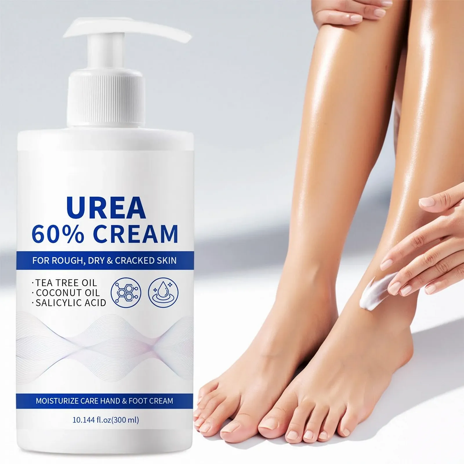 Крем с мочевиной 60% против мозолей для сухих потрескавшихся ног, локтей, коленей и рук 300 г, фото №7