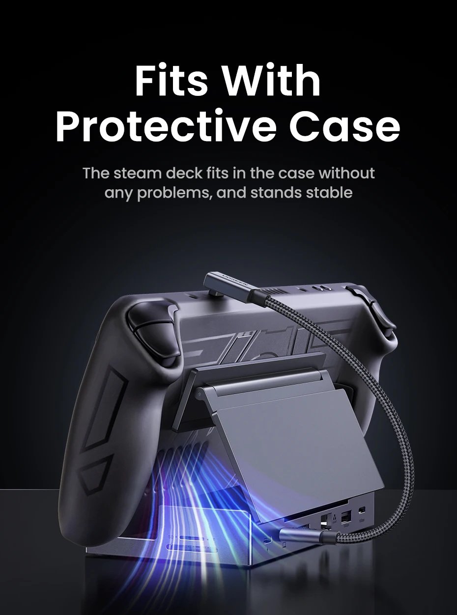 Док-станція Ugreen 9в1 CM800 HDMI 100W Steam Deck, ROG Ally, Nintendo, X Legion, фото №9 Док-станція Ugreen 9в1 CM800 HDMI 100W Steam Deck, ROG Ally, Nintendo, X Legion, фото №9