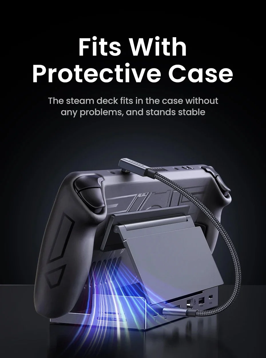 Док-станция Ugreen 9в1 CM800 HDMI 100W Steam Deck, ROG Ally, Nintendo, X Legion, фото №9 Док-станция Ugreen 9в1 CM800 HDMI 100W Steam Deck, ROG Ally, Nintendo, X Legion, фото №9