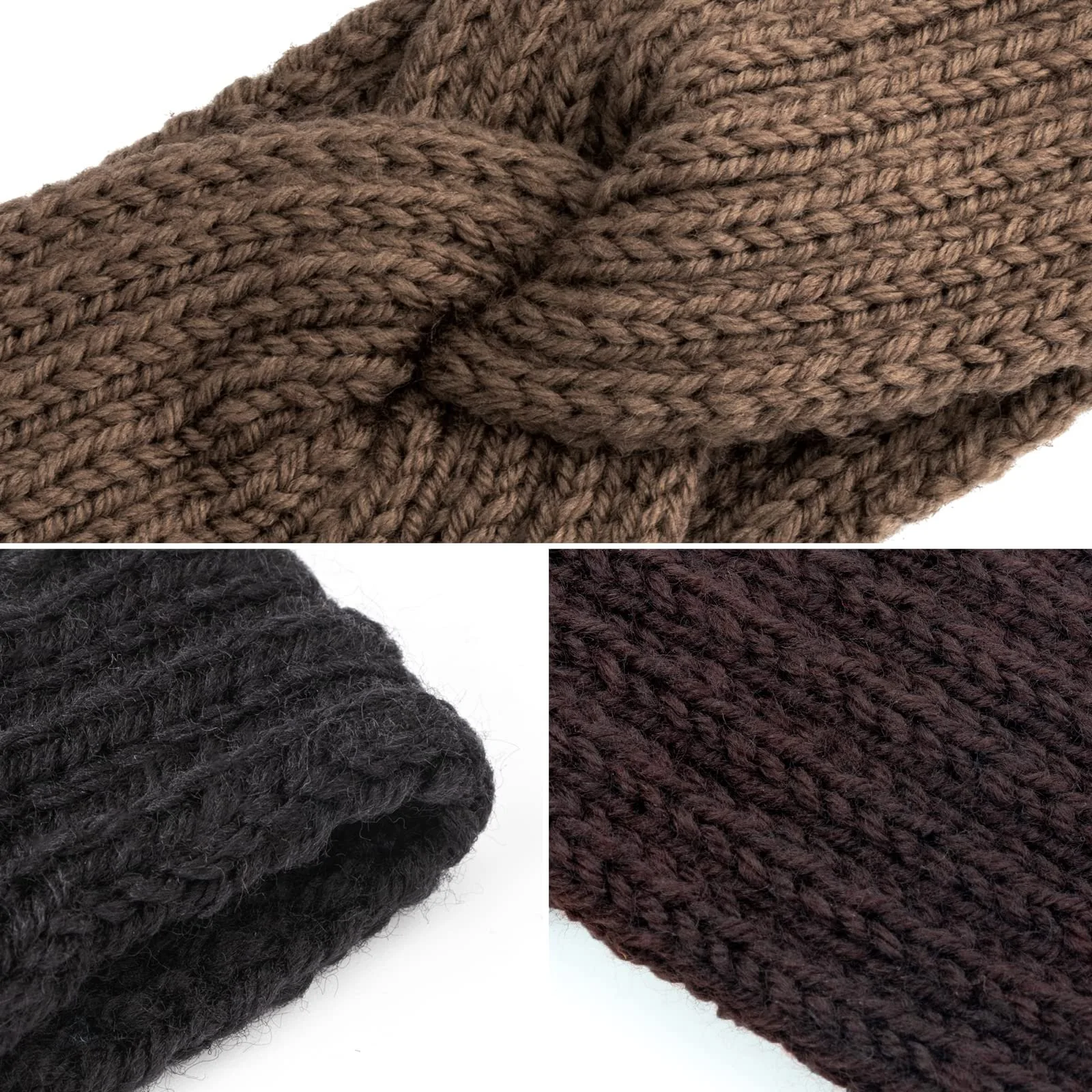 Пов'язка на голову Вязана DRESHOW Комплект 6 штук, фото №5