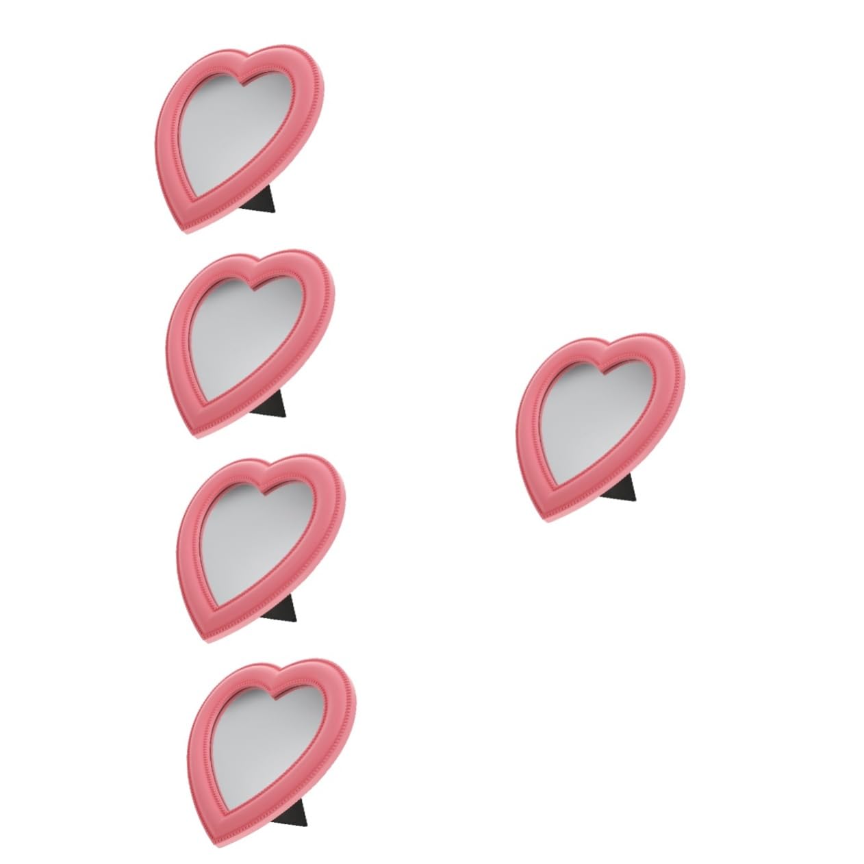 Зеркало Angoily Herzförmiger Schmink 5 шт. стеклянное, фото №1