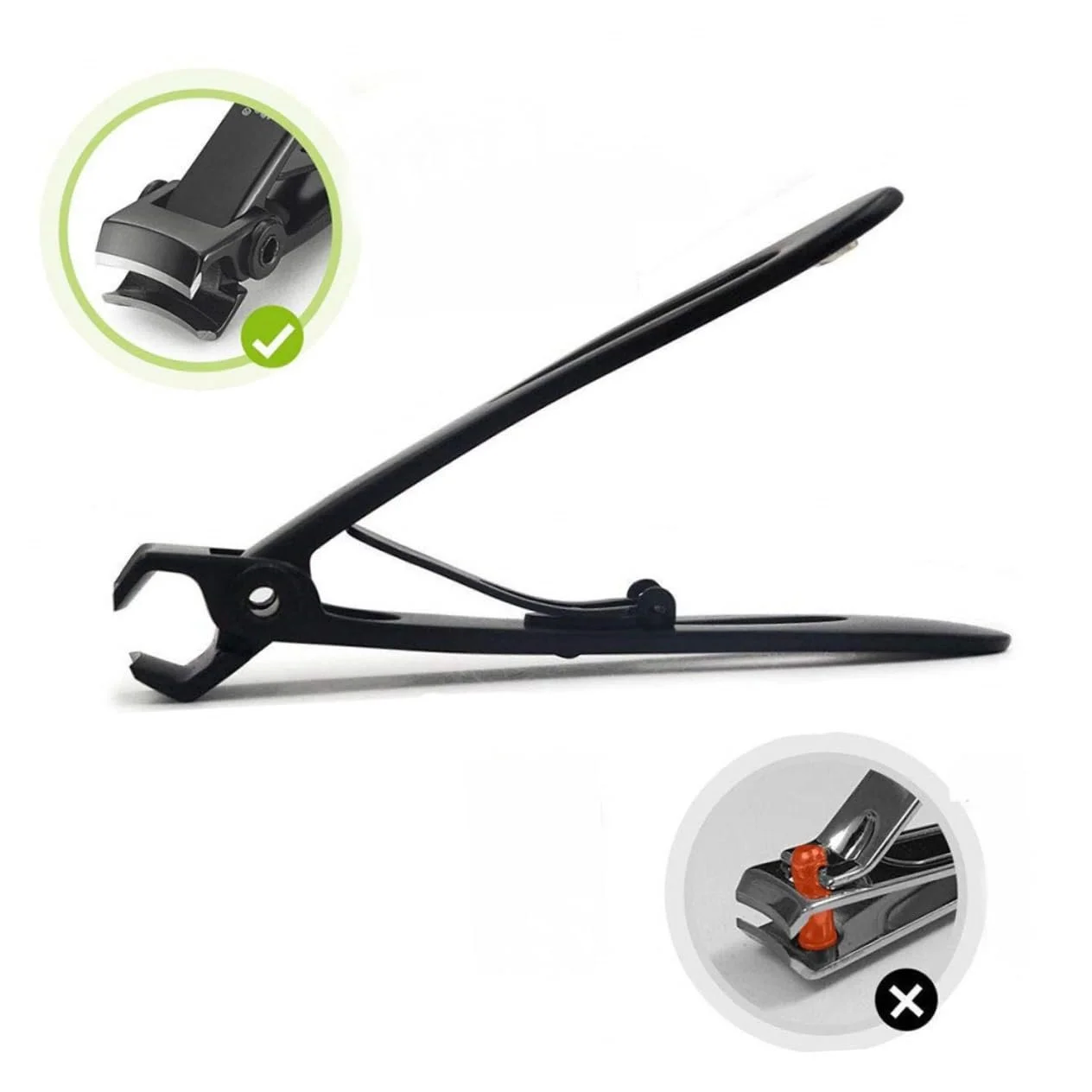 Набор кусачек для ногтей Healvian 9 шт. Из нержавеющей стали Черный, фото №7