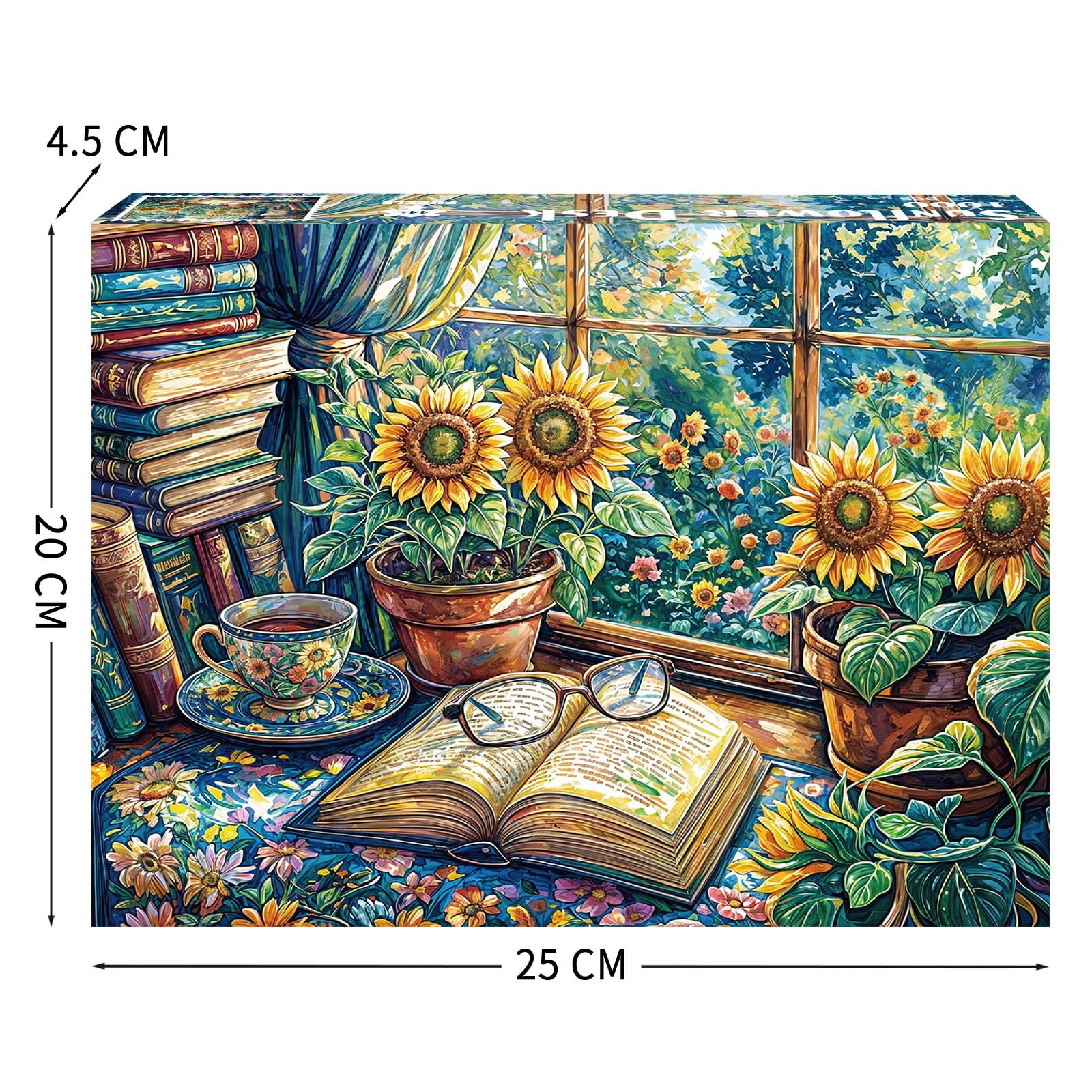 Пазл Sunflower Desk 1000 елементів 70 x 50 см для дорослих та дітей, фото №3
