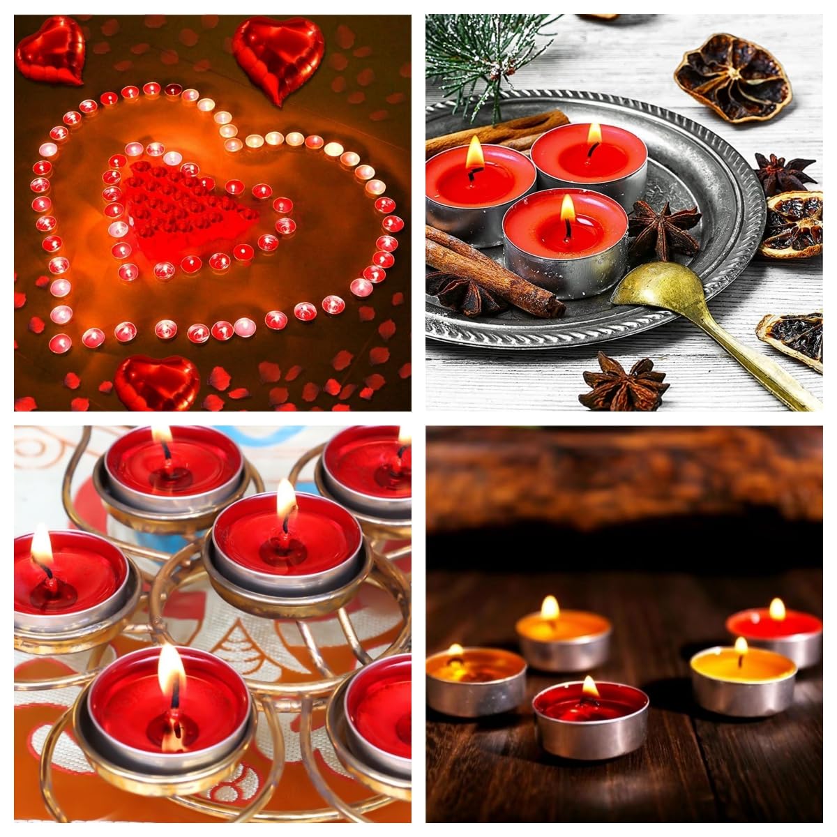 Набір Свічки 50 шт. Чайні Свічки Круглі, Романтичні, Бездимні, Любовні, Червоні, фото №6 Набір Свічки 50 шт. Чайні Свічки Круглі, Романтичні, Бездимні, Любовні, Червоні, фото №6