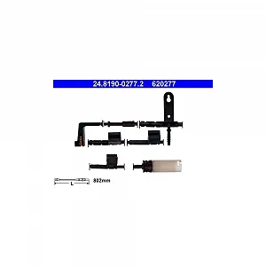 Датчик износа тормозных колодок ATE 24.8190-0277.2 для MINI передний мост - Фото 1