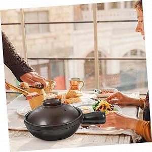 Кастрюля-форма для запекания Gatuida Керамическая с крышкой для тушения synthetic.ua - Фото 1