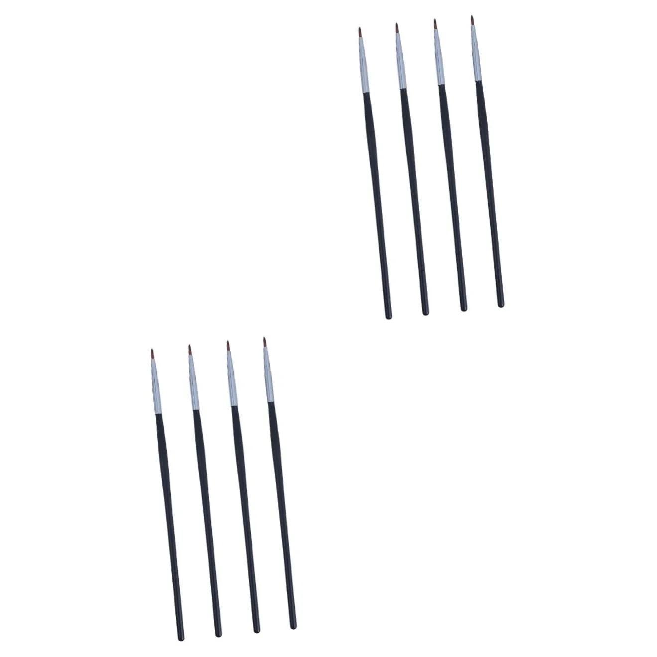 Набір пензлів для підводки очей 8 шт, багатофункціональні, фото №1