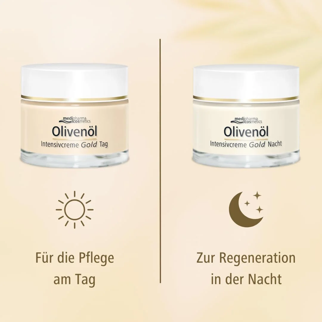 Денний крем medipharma cosmetics Olive Oil Intensive Cream Gold Cell Active для сухої та дуже сухої шкіри, фото №5