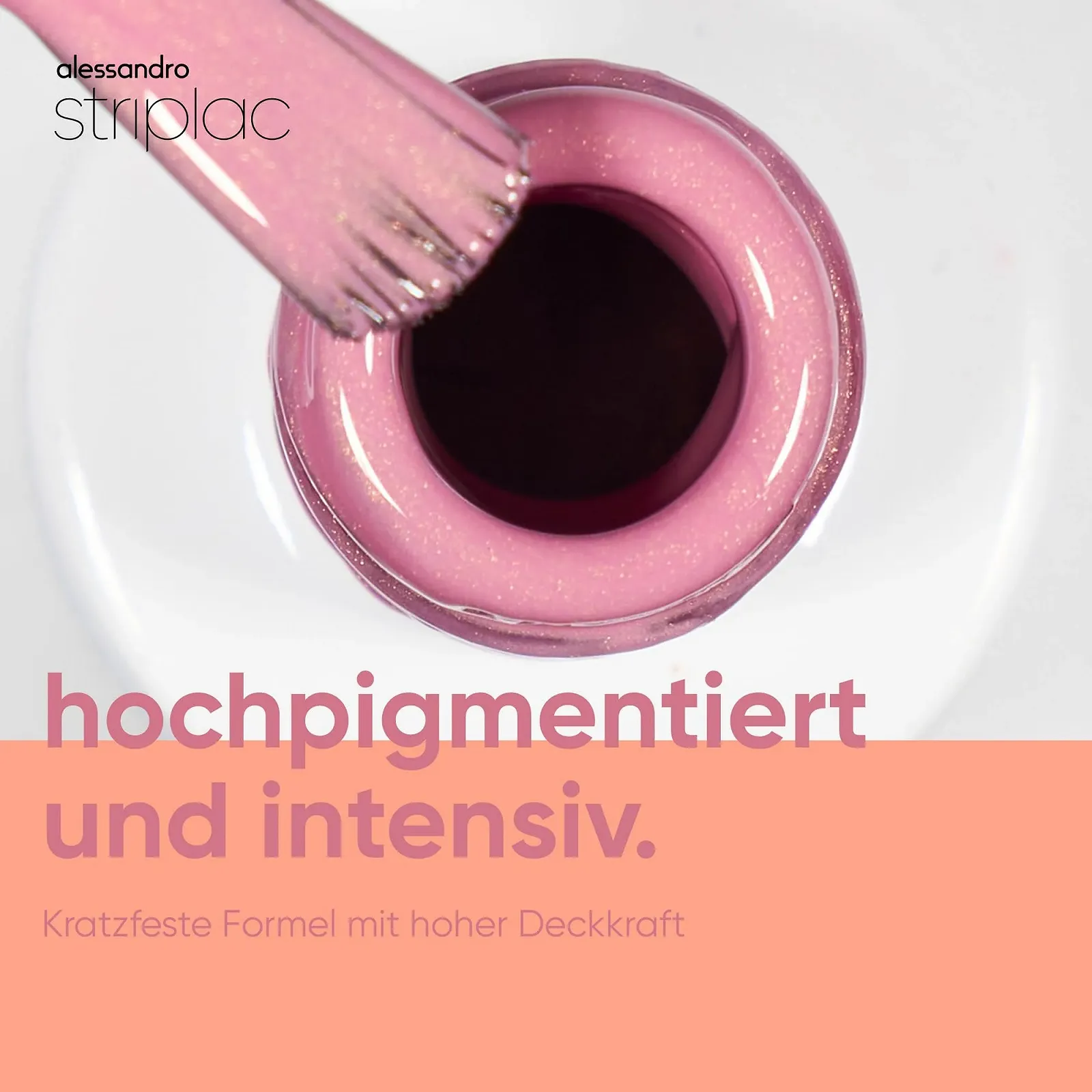 Гель-лак alessandro Striplac Urban Blush Shimmer Характеристики Розовый, 6.5 мл, фото №3