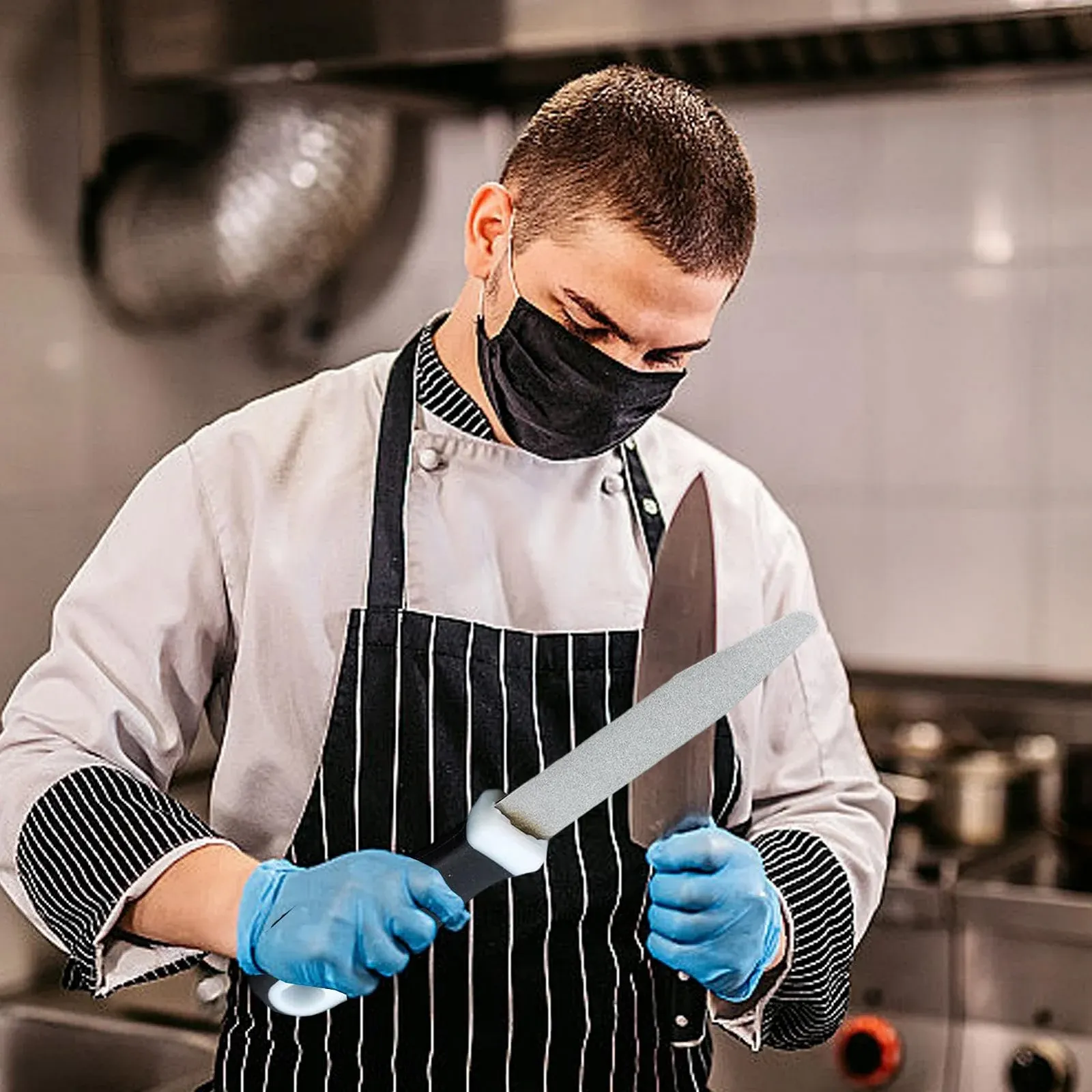 Точило для садових ножиць та ножів двостороннє нековзне ергономічне, фото №2