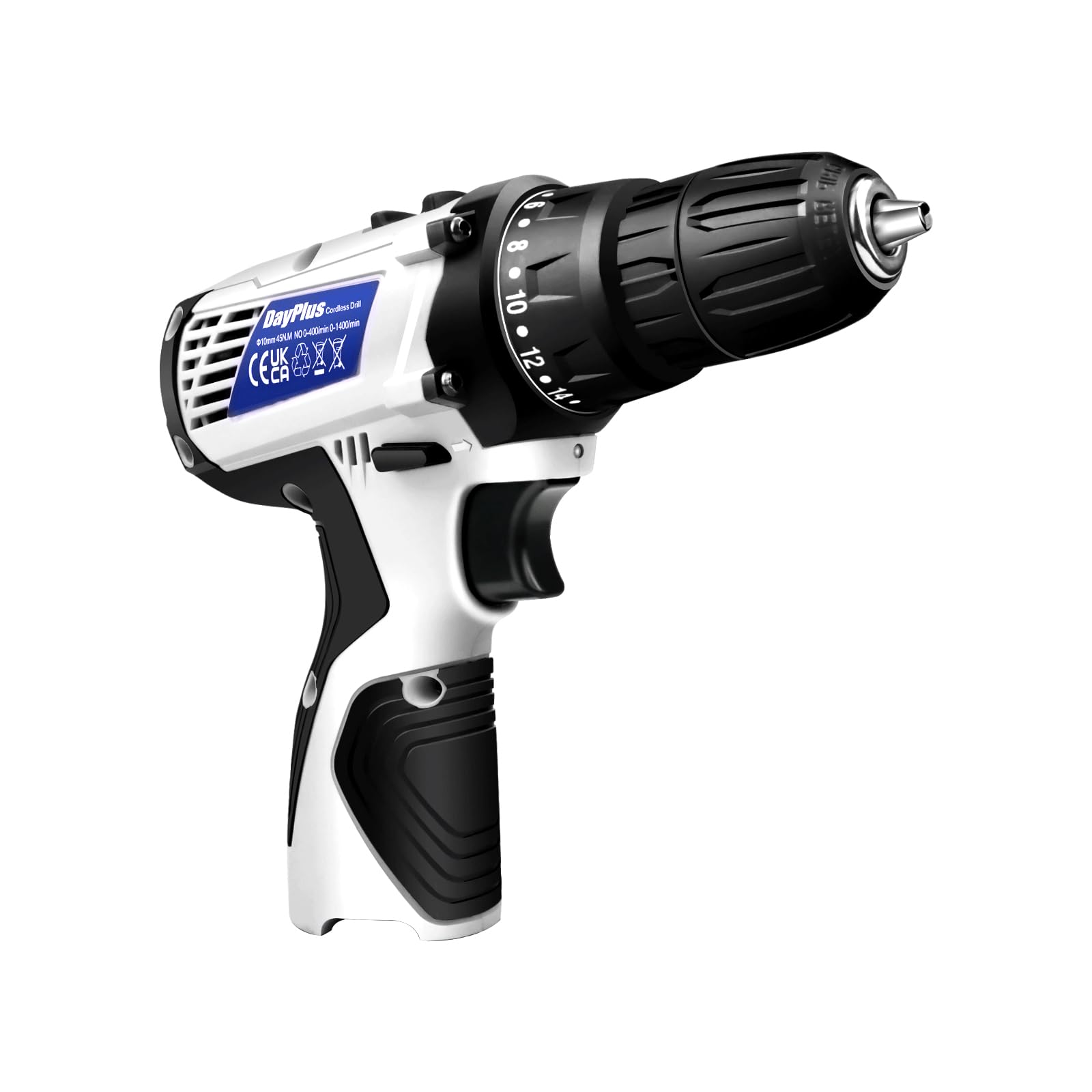 Електродриль Шурупокрут акумуляторний 18 + 1 Drehmomenteinstellung 3/8 Zoll Schnellspannbohrfutter змінні швидкості, фото №1