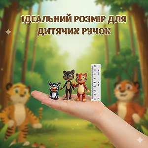 Набір фігурок Лео та Тіг Leo & Tig Лісові пригоди маленьких друзів 5 шт 8 см synthetic.ua - Фото 1