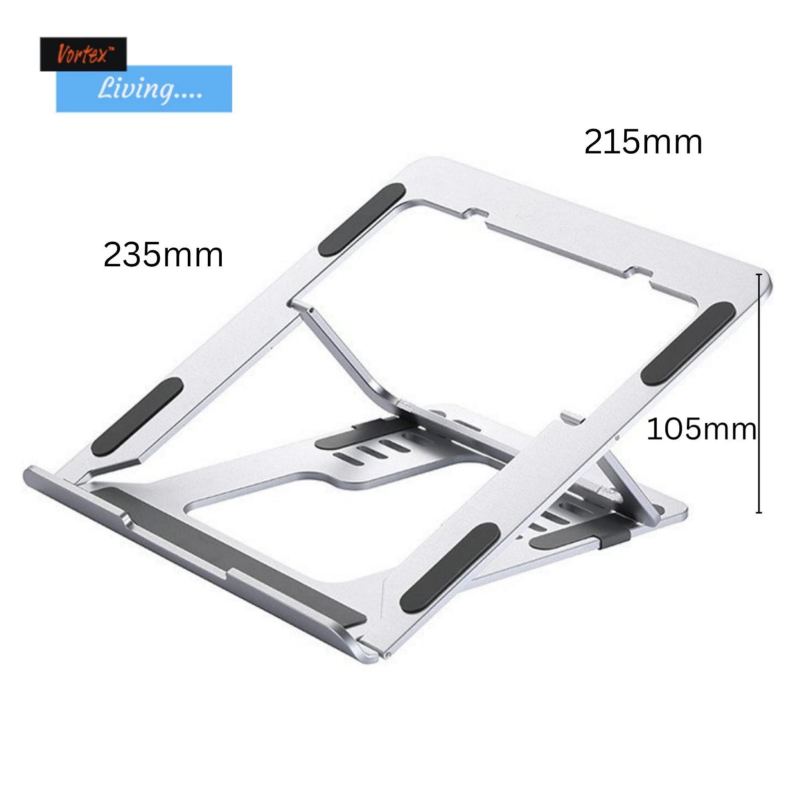 Подставка для ноутбука Vortex D24-3 Регулируемая подставка для ноутбука/планшета Многоугольная подставка Подставка для телефона Портативная складная подставка для ноутбука для MacBook Air/Pro и других ноутбуков 10-17,3 дюймов Серебряный, фото №9 Подставка для ноутбука Vortex D24-3 Регулируемая подставка для ноутбука/планшета Многоугольная подставка Подставка для телефона Портативная складная подставка для ноутбука для MacBook Air/Pro и других ноутбуков 10-17,3 дюймов Серебряный, фото №9